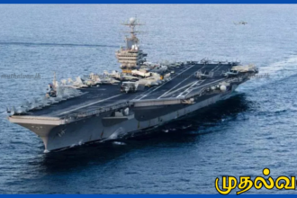 ஈரான் நோக்கி அமெரிக்க போர்க்கப்பல்கள் – ஹவுதி தாக்குதல் மிரட்டல்