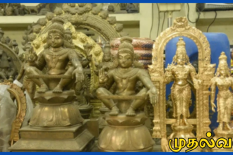 யாழில் எழுவைதீவுவில் வீரபத்திரர் ஆலயத்தில் 20 லட்ச ரூபா மதிப்புள்ள ஐம்பொன் சிலைகள் களவு