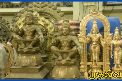 யாழில் எழுவைதீவுவில் வீரபத்திரர் ஆலயத்தில் 20 லட்ச ரூபா மதிப்புள்ள ஐம்பொன் சிலைகள் களவு