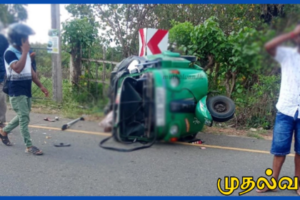 யாழ்ப்பாணத்தில் கோர விபத்து - டிப்பர் – முச்சக்கர வண்டி மோதி இருவர் பலி