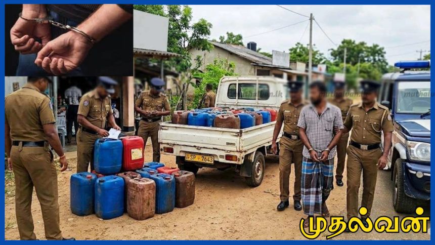 புல்மோட்டை நகரில் அதிக விலைக்கு டீசல் விற்பனை – 390 லீற்றர் டீசலுடன் சந்தேகநபர் கைது