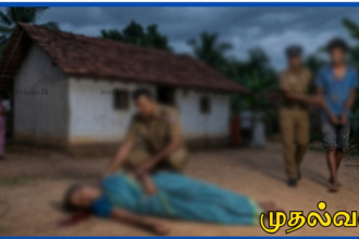மட்டக்களப்பு பகுதியில் மதுபான பணம் தராத ஆத்திரத்தில் தாயை தள்ளி கொலை செய்த 19 வயது இளைஞன் கைது