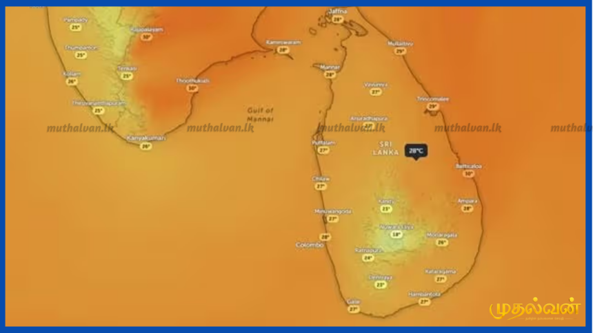 இலங்கையை சூழ்ந்த கடல் வெப்பநிலை 1°C அதிகரிப்பு – நீடிக்கும் வறட்சி குறித்து எச்சரிக்கை